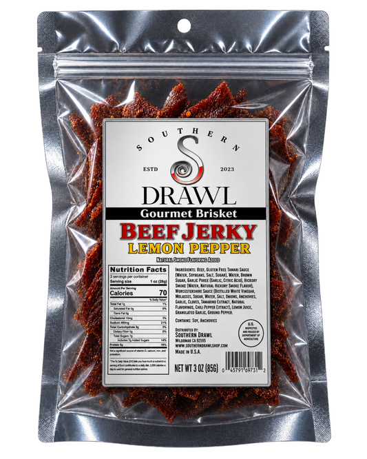 Lemon Pepper Beef Jerky