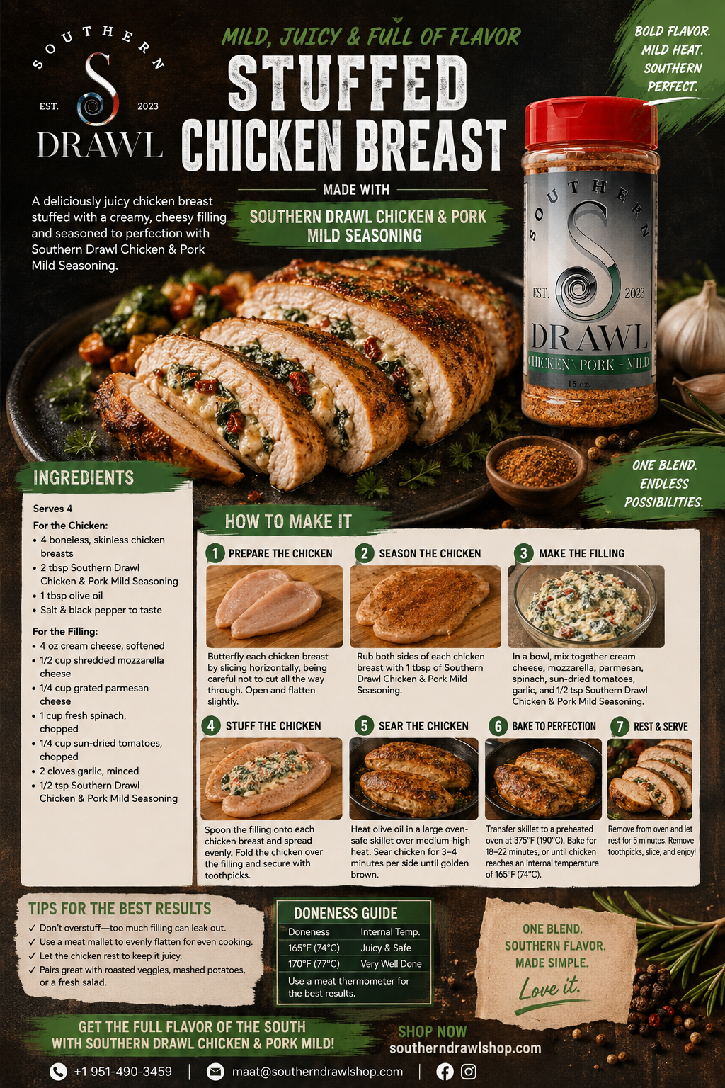 STUFFED CHICKEN BREAST