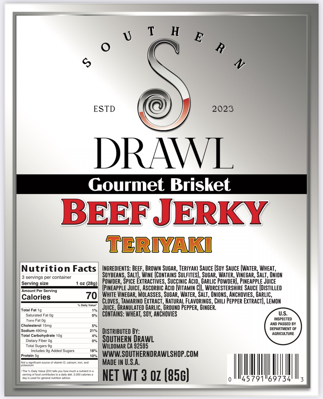 TERIYAKI BEEF JERKY – SWEET & SAVORY BEEF SNACK - Image 2