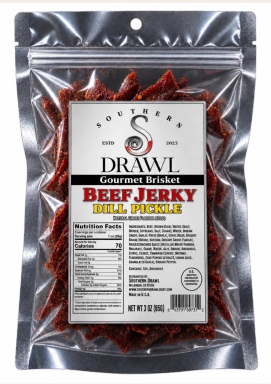 DILL PICKLE BRISKET BEEF JERKY
