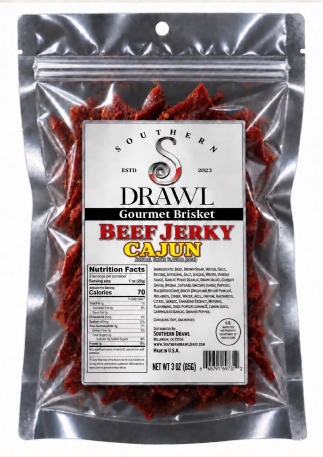 CAJUN BRISKET BEEF JERKY